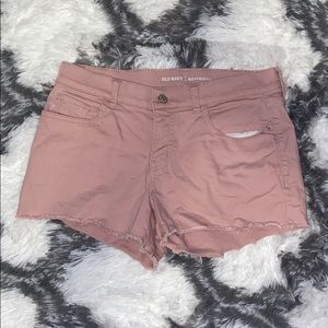 Old Navy Pink Boyfriend Shorts